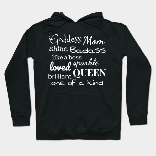 Mom Goddess Badass Queen Hoodie by whenwomenrise
